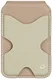 Dux Ducis Magnetische Wallet MagSafe Kaarthouder met Standaard 5 Pasjes Beige afbeelding 1