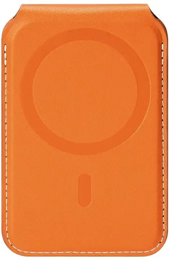Dux Ducis Magnetische Wallet MagSafe Kaarthouder met Standaard 5 Pasjes Oranje afbeelding 2