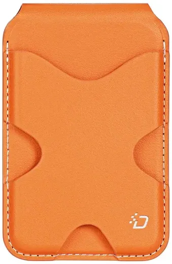 Dux Ducis Magnetische Wallet MagSafe Kaarthouder met Standaard 5 Pasjes Oranje afbeelding 1