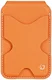 Dux Ducis Magnetische Wallet MagSafe Kaarthouder met Standaard 5 Pasjes Oranje