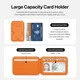 Dux Ducis Magnetische Wallet MagSafe Kaarthouder met Standaard 5 Pasjes Oranje afbeelding 5
