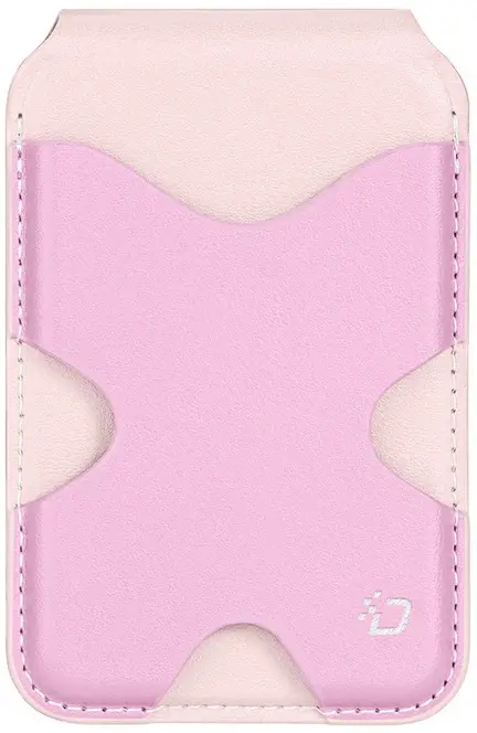 Dux Ducis Magnetische Wallet MagSafe Kaarthouder met Standaard 5 Pasjes Roze afbeelding 1