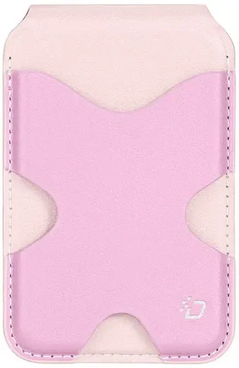 Dux Ducis Magnetische Wallet MagSafe Kaarthouder met Standaard 5 Pasjes Roze afbeelding 1