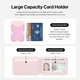 Dux Ducis Magnetische Wallet MagSafe Kaarthouder met Standaard 5 Pasjes Roze afbeelding 5