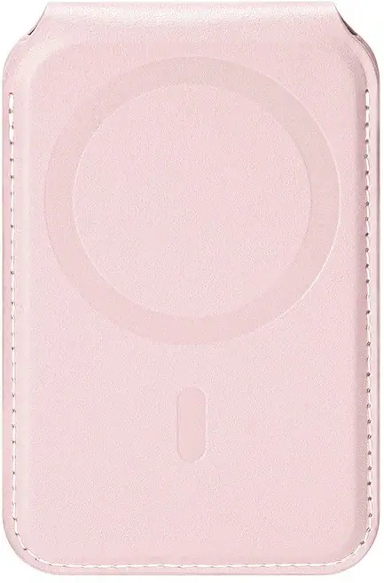 Dux Ducis Magnetische Wallet MagSafe Kaarthouder met Standaard 5 Pasjes Roze afbeelding 2