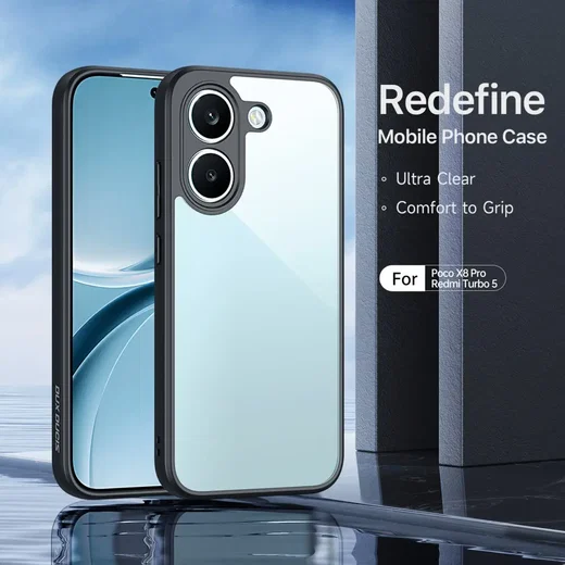 Dux Ducis Aimo Xiaomi Redmi Turbo 5 / Poco X8 Pro Hoesje Back Cover Zwart afbeelding 3