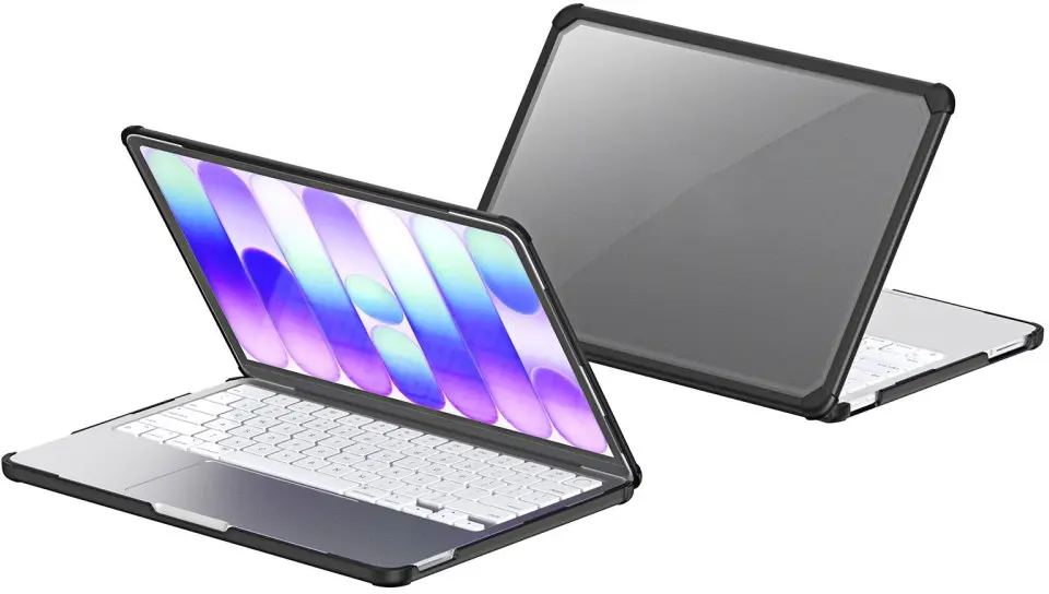 Dux Ducis LCGM MacBook Neo 13 Inch (2026) Antislip Hoes Zwart afbeelding 10