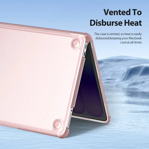 Dux Ducis LCGM MacBook Neo 13 Inch (2026) Antislip Hoes Roze afbeelding 4