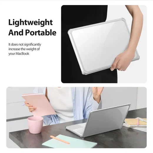 Dux Ducis LCGM MacBook Neo 13 Inch (2026) Antislip Hoes Transparant afbeelding 2