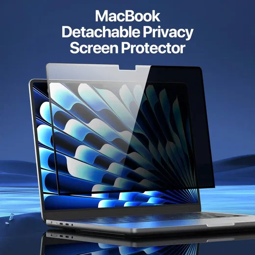 Dux Ducis Apple MacBook Neo 13 (2026) Screen Protector Privacy Tempered Glass 9H afbeelding 3