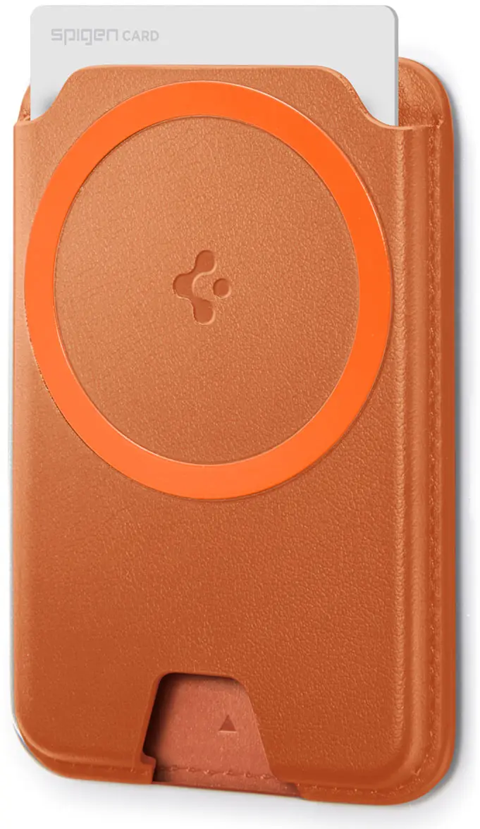 Spigen Valentinus MagFit+ MagSafe Kaarthouder voor Pasjes Oranje afbeelding 14