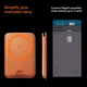 Spigen Valentinus MagFit+ MagSafe Kaarthouder voor Pasjes Oranje afbeelding 3