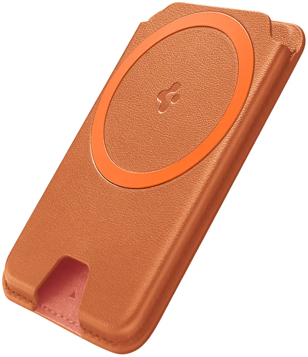 Spigen Valentinus MagFit+ MagSafe Kaarthouder voor Pasjes Oranje afbeelding 20