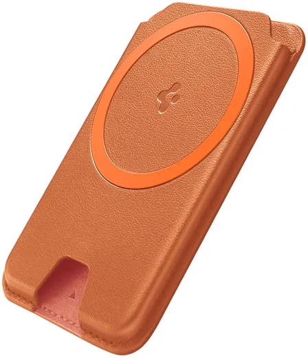 Spigen Valentinus MagFit+ MagSafe Kaarthouder voor Pasjes Oranje afbeelding 20