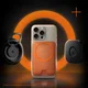 Spigen Valentinus MagFit+ MagSafe Kaarthouder voor Pasjes Oranje afbeelding 2