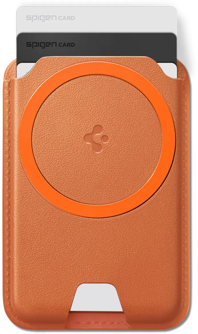 Spigen Valentinus MagFit+ MagSafe Kaarthouder voor Pasjes Oranje afbeelding 19