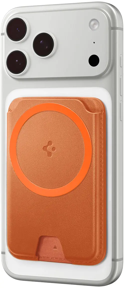 Spigen Valentinus MagFit+ MagSafe Kaarthouder voor Pasjes Oranje afbeelding 16