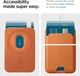 Spigen Valentinus Universele Magnetische MagSafe Kaarthouder Drie Pasjes Oranje afbeelding 11