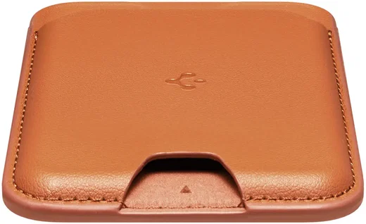 Spigen Valentinus Universele Magnetische MagSafe Kaarthouder Drie Pasjes Oranje afbeelding 6