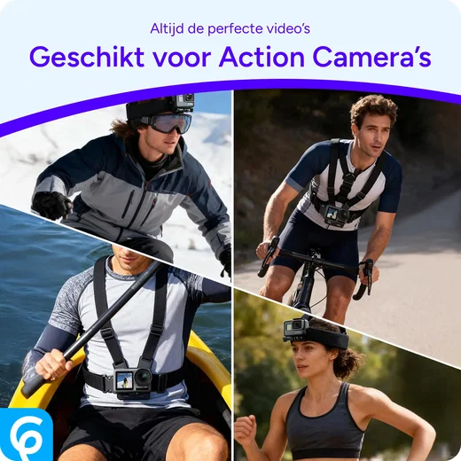 SBG Borstriem En Hoofdband Houder Voor Telefoon En GoPro afbeelding 3