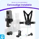 SBG Borstriem En Hoofdband Houder Voor Telefoon En GoPro afbeelding 7
