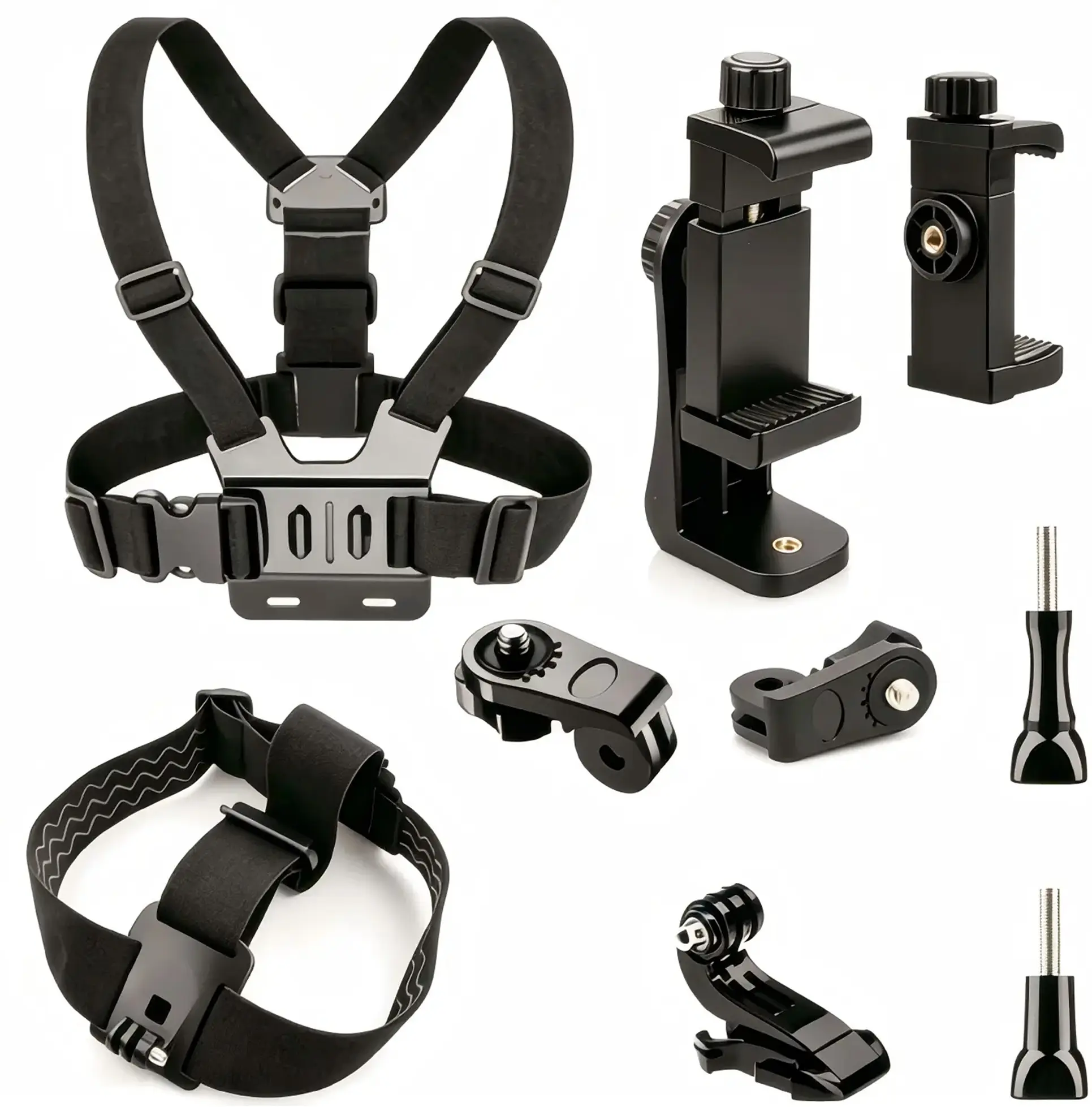 SBG Borstriem En Hoofdband Houder Voor Telefoon En GoPro afbeelding 1