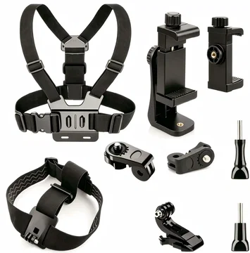 SBG Borstriem En Hoofdband Houder Voor Telefoon En GoPro