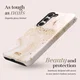 MIO MagSafe / Qi2 Samsung A57 Hoesje Hard Shell Back Cover Gold Marble afbeelding 2