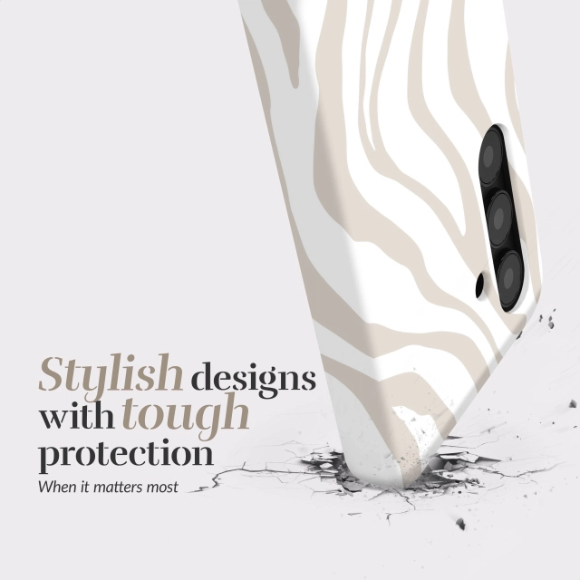 MIO MagSafe / Qi2 Samsung A57 Hoesje Hard Shell Back Cover Sandy Zebra afbeelding 4