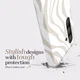 MIO MagSafe / Qi2 Samsung A57 Hoesje Hard Shell Back Cover Sandy Zebra afbeelding 4