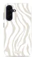 MIO MagSafe / Qi2 Samsung A57 Hoesje Hard Shell Back Cover Sandy Zebra afbeelding 1