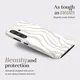 MIO MagSafe / Qi2 Samsung A57 Hoesje Hard Shell Back Cover Sandy Zebra afbeelding 2