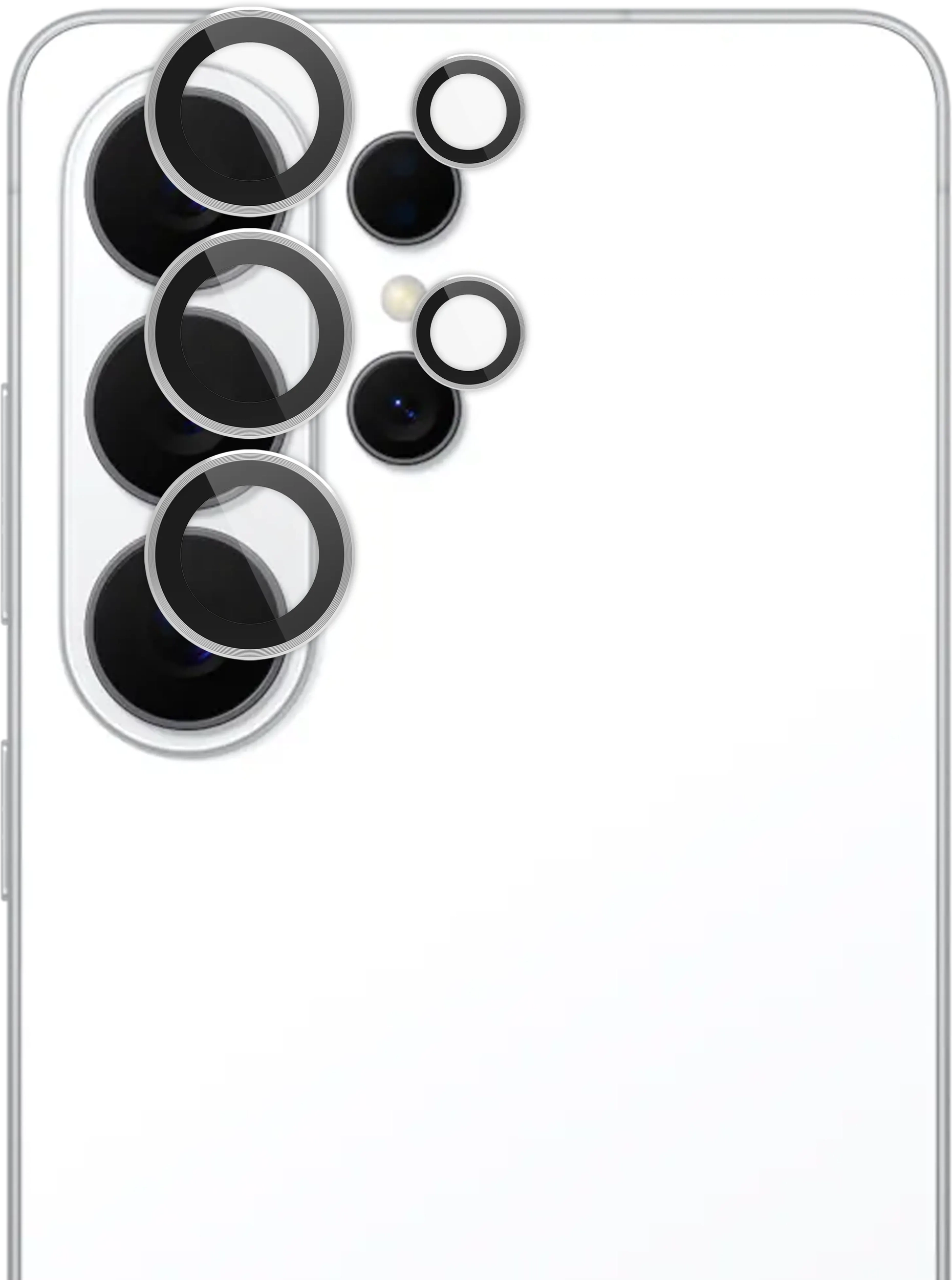 Rosso Samsung Galaxy S26 Ultra Camera Frame Protector Wit afbeelding 9