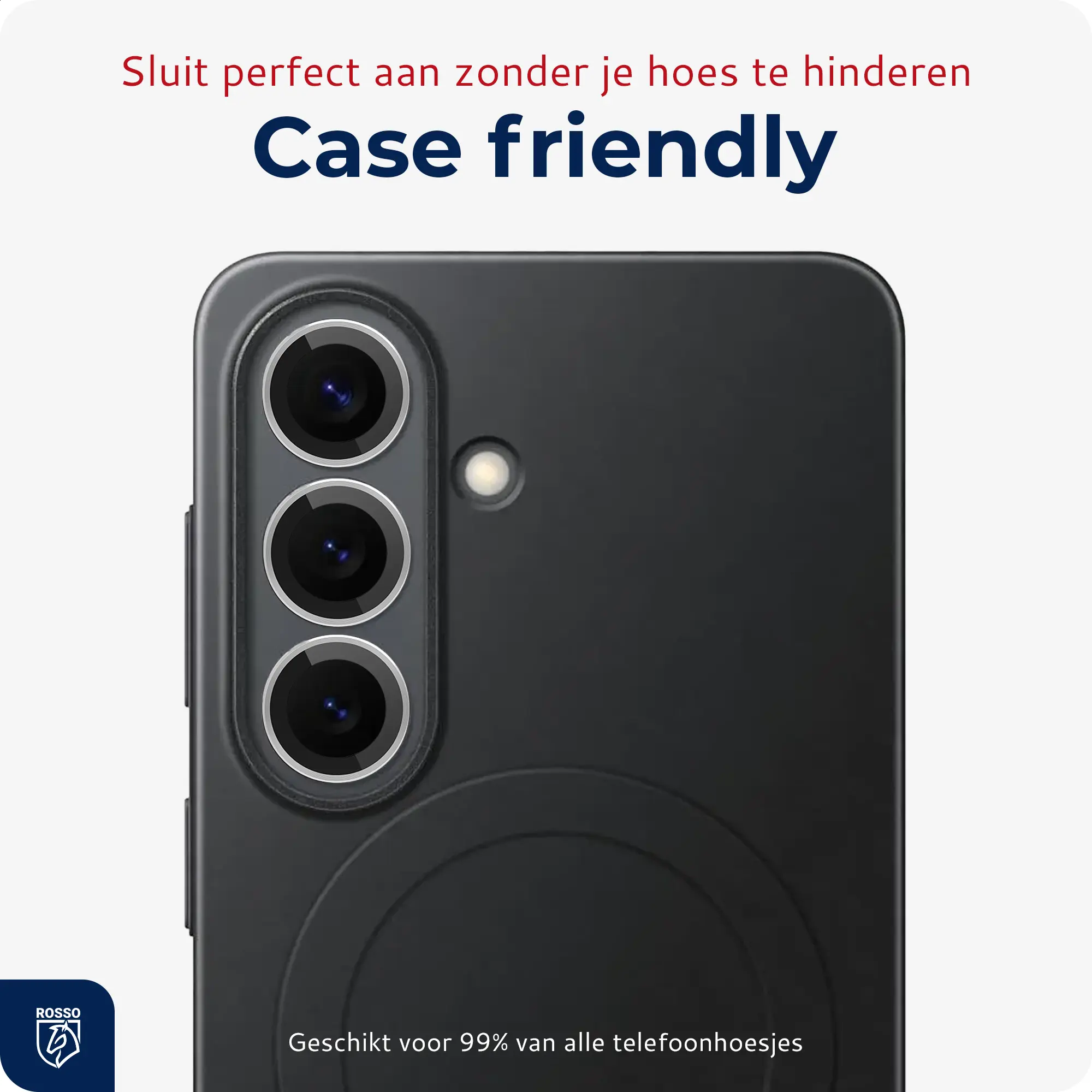 Rosso Samsung Galaxy S26 Plus Camera Frame Protector Wit afbeelding 7