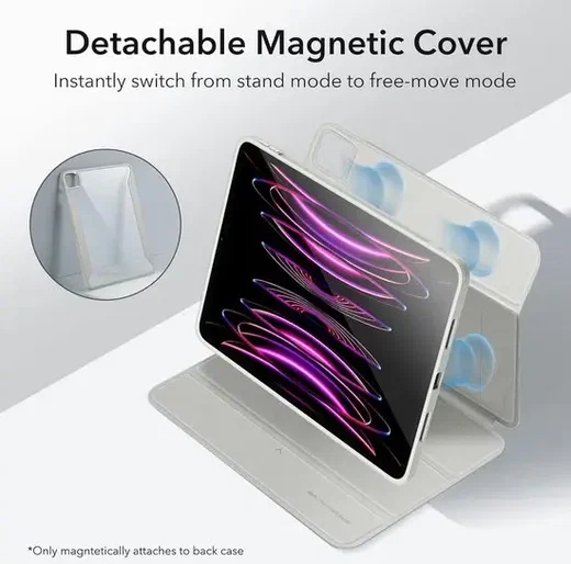 ESR Rebound Hybrid 360 iPad Pro 12.9 2021 / 2022 Hoes Afneembare Cover Wit afbeelding 6