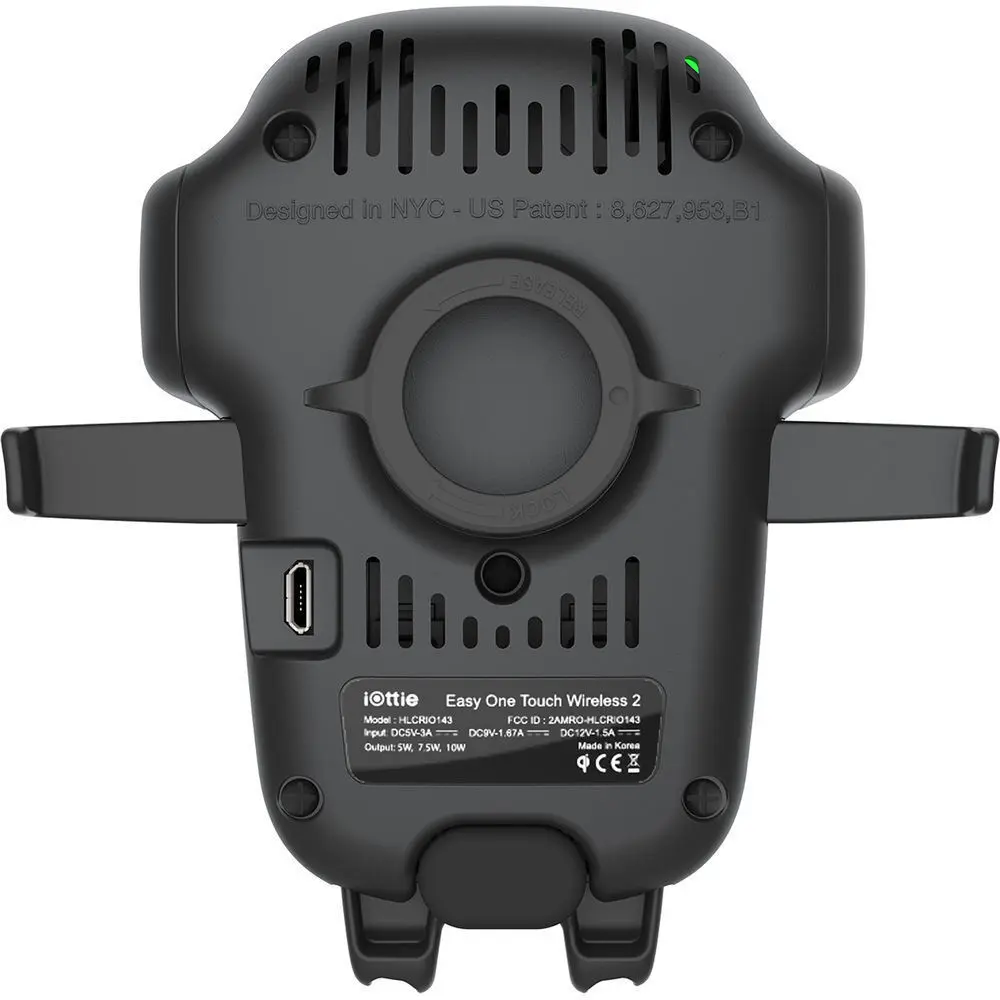 iOttie Easy One Touch 2 Qi Autohouder Dashboard met Opladen 10W Zwart afbeelding 3