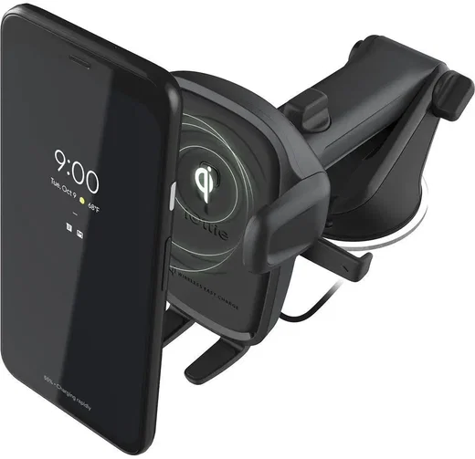 iOttie Easy One Touch 2 Qi Autohouder Dashboard met Opladen 10W Zwart afbeelding 1