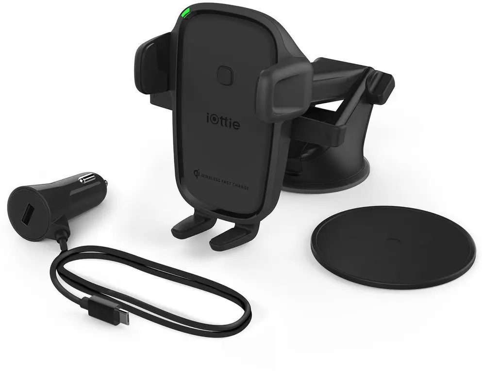 iOttie Easy One Touch 2 Qi Autohouder Dashboard met Opladen 10W Zwart afbeelding 4