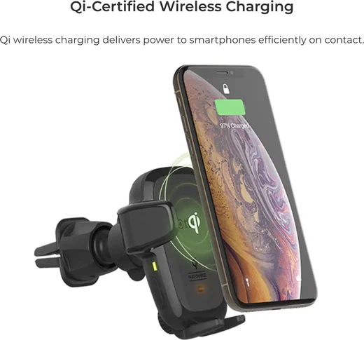 iOttie Auto Sense Telefoonhouder Auto Ventilatierooster met Qi Draadloos Opladen afbeelding 7