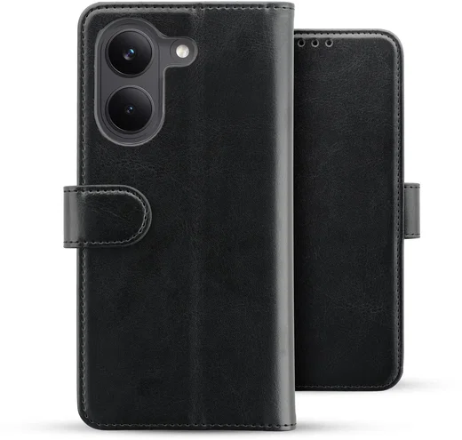 Rosso Element Xiaomi Poco X8 Pro Hoesje Book Case Wallet Zwart afbeelding 2
