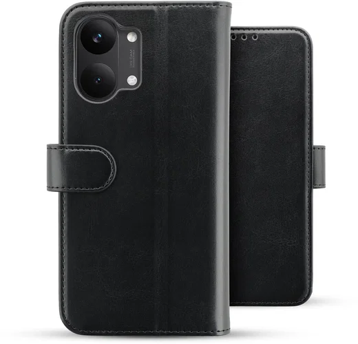 Rosso Element Xiaomi Poco X8 Pro Max Hoesje Book Case Wallet Zwart afbeelding 2