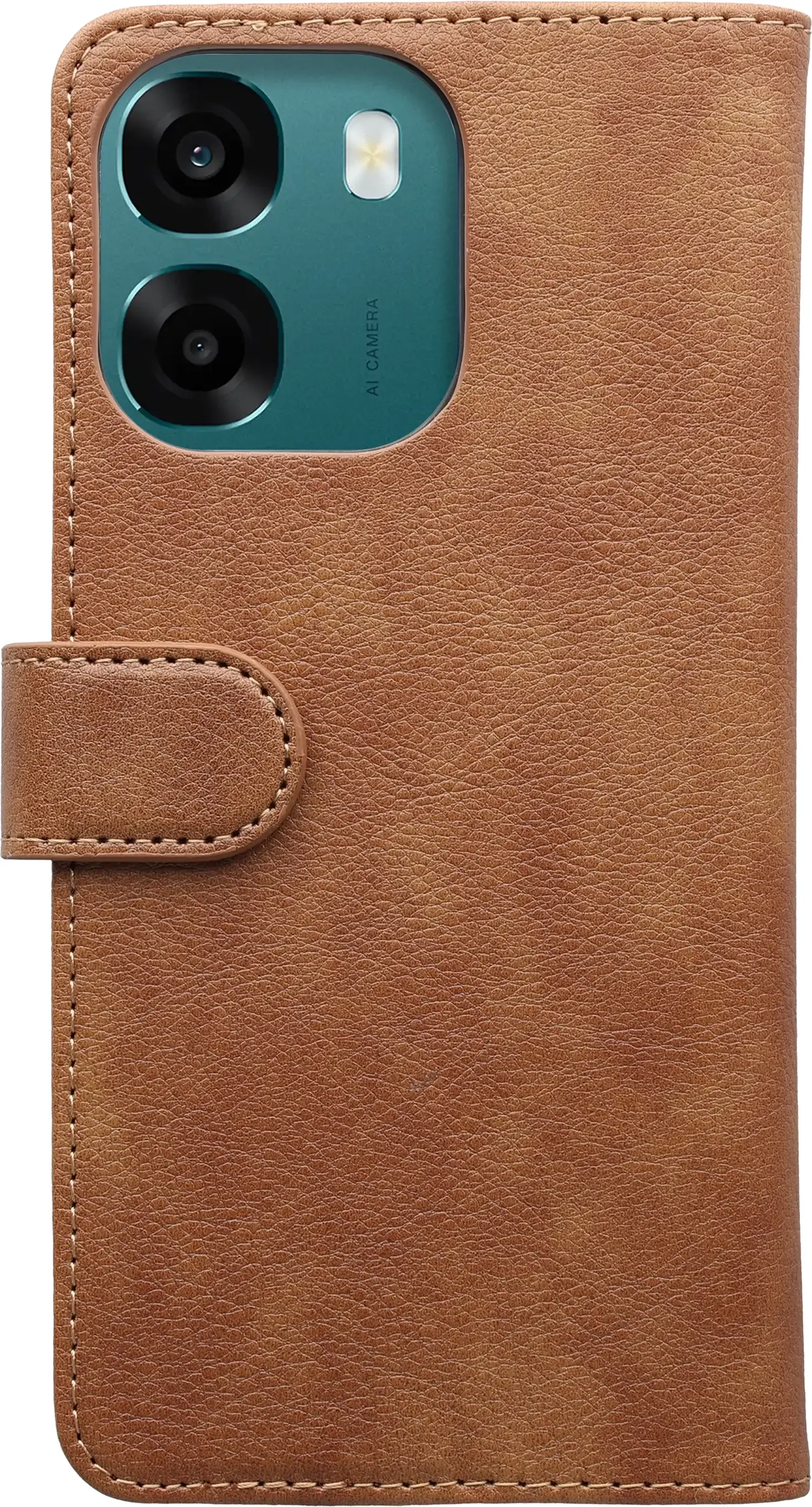 Rosso Element Oppo A6 Hoesje Book Case Wallet Bruin afbeelding 15