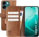 Rosso Element Oppo A6 Hoesje Book Case Wallet Bruin