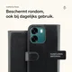 Rosso Element Oppo A6 Hoesje Book Case Wallet Zwart afbeelding 3