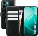 Rosso Element Oppo A6 Hoesje Book Case Wallet Zwart