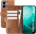 Rosso Element Oppo A6x Hoesje Book Case Wallet Bruin