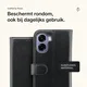Rosso Element Oppo A6x Hoesje Book Case Wallet Zwart afbeelding 3