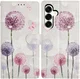 Samsung Galaxy A57 Hoesje Portemonnee Book Case Paardenbloem afbeelding 1