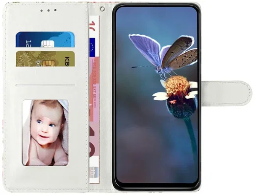 Samsung Galaxy A37 Hoesje Portemonnee Book Case Paardenbloem afbeelding 3