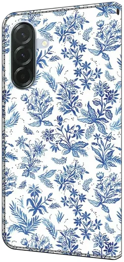 Samsung Galaxy A57 Hoesje Portemonnee Book Case Bloemenveld afbeelding 3